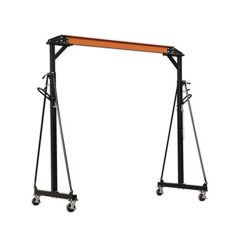 Portable Mini Gantry Crane Adjustable Height Mobile Lifting Frame 0.5Ton 1Ton