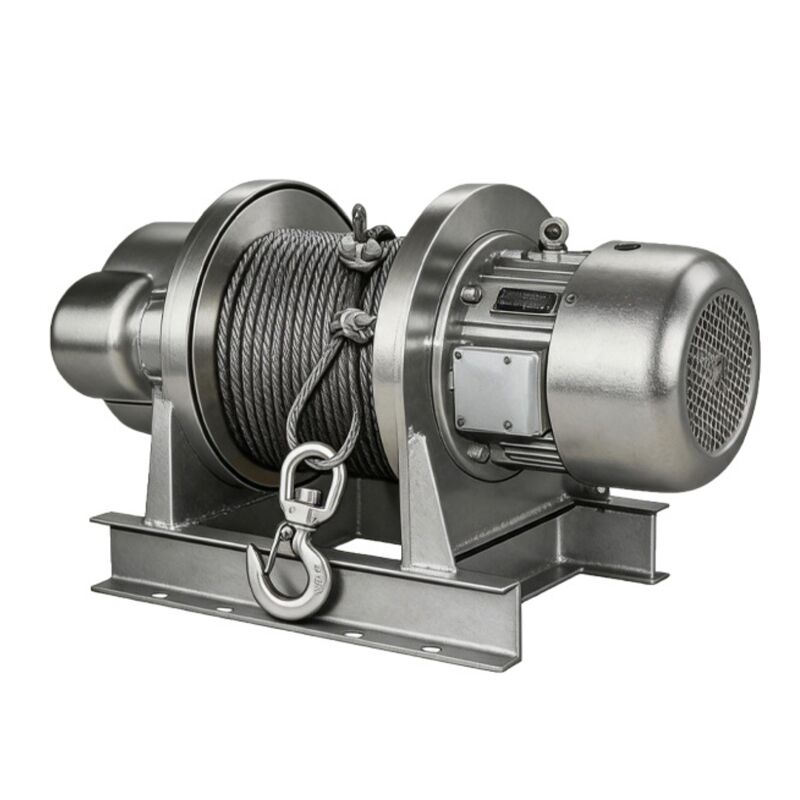 304 full stainless steel electric winch waterproof anti-corrosion remote control self-locking wire rope hoist