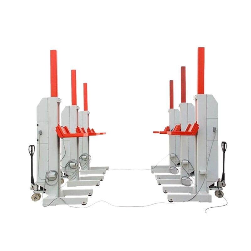 mobile column lift wireless control panel hydraulic unit detail