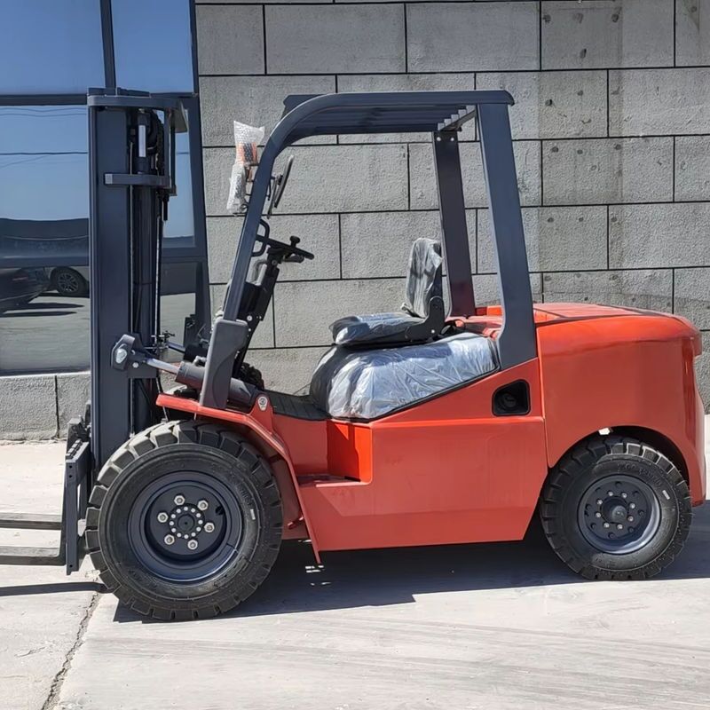 3T 4T 5T heavy duty diesel forklift truck with solid rubber tyres
