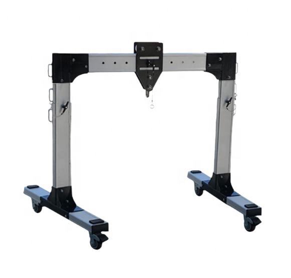 Portable lightweight telescopic aluminium gantry crane mobile industrial lifting frame