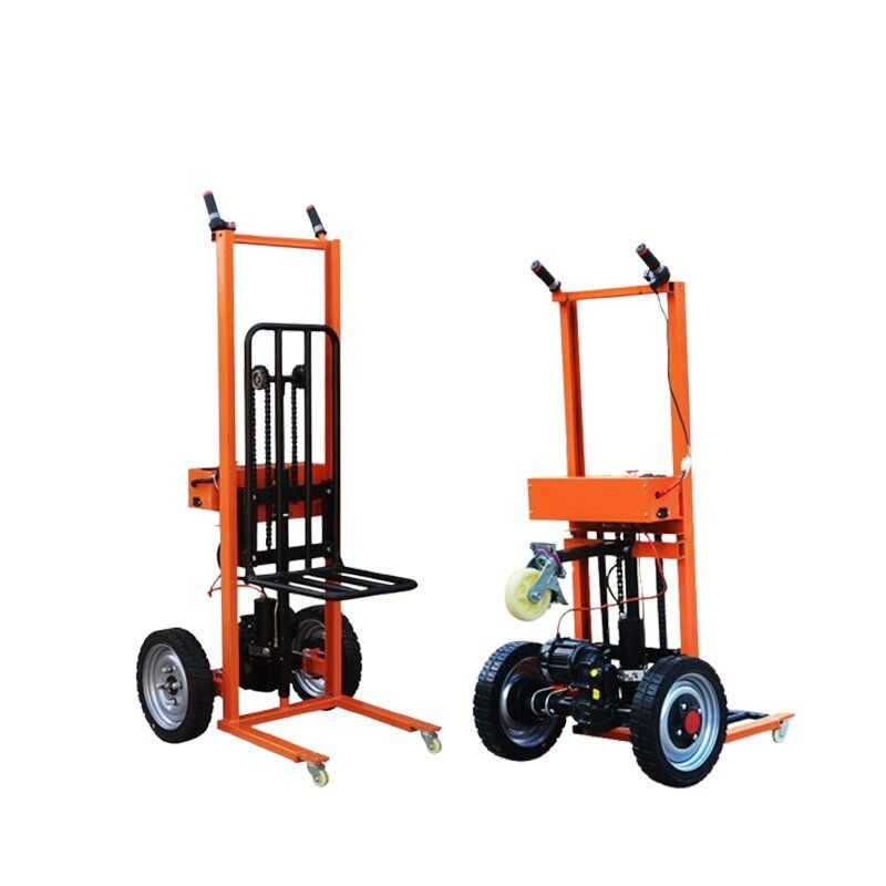 200kg 400kg mini manual pallet stacker compact hand stacker for small warehouse