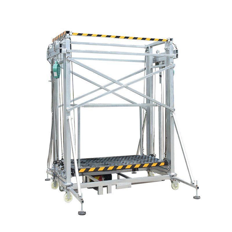 Galvanized Electric Movable Scaffolding 2-12m Facade Maintenance