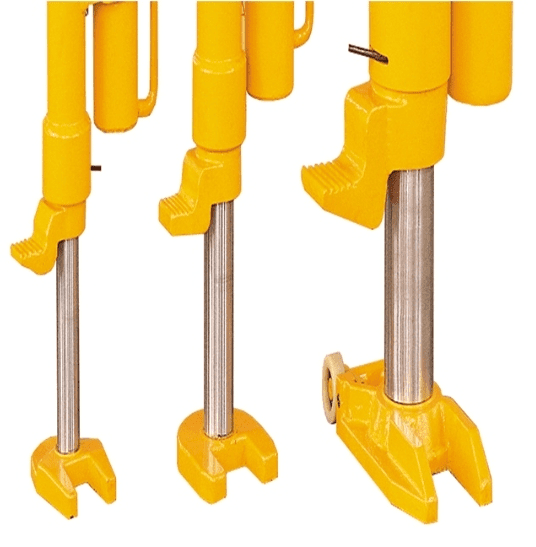 360 degree swivel claw hydraulic toe jack working for heavy industrial machinery lifting