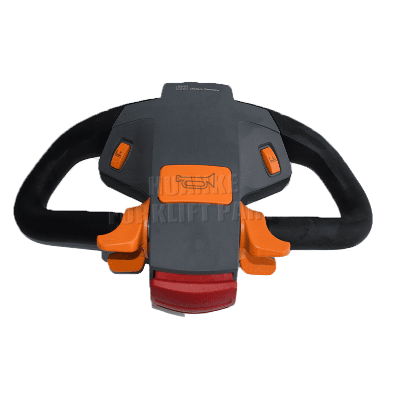 Electric forklift tiller head control assembly, replacement attachment for electric stacker and pallet truck