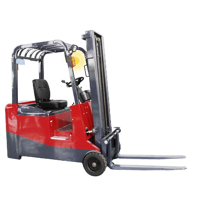 Mini 3-Wheel Electric Forklift 1 Ton 2 Ton Compact Hydraulic Lifter Warehouse Material Lifting