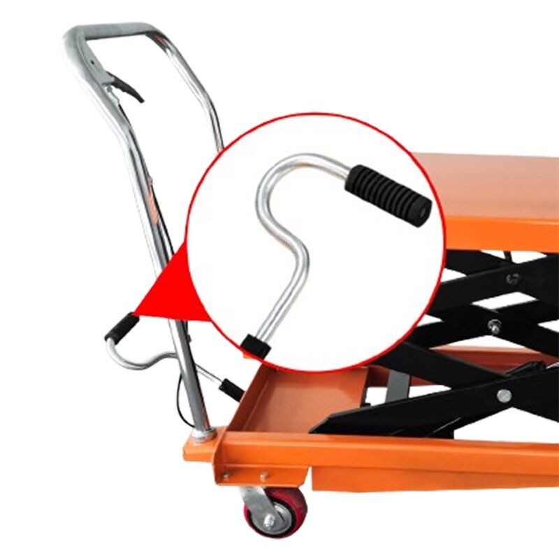 500kg Scissor Lift Trolley Platform & Wheels