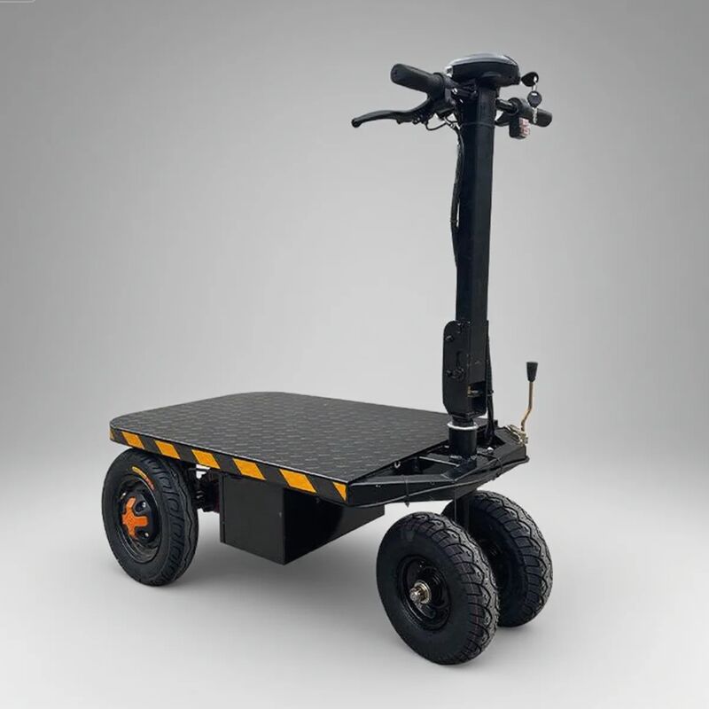 750kg Heavy Duty Electric Platform Cart Industrial Material Handling Cart