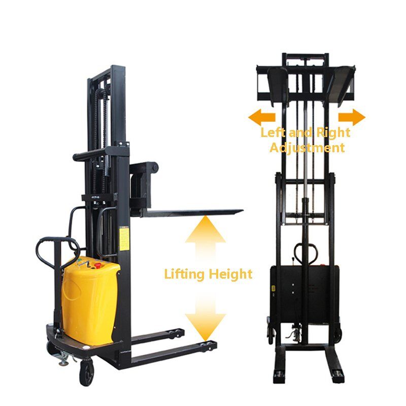 Ultimate 2 Ton Semi Electric Forklift Stacker for Industrial Performance - Image 2