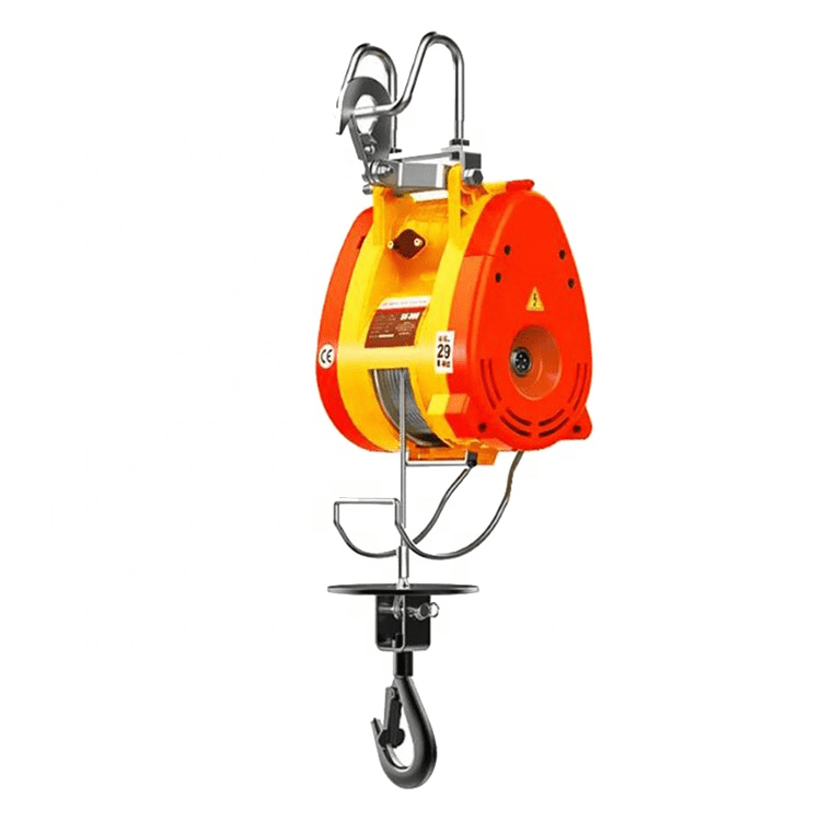 Small Fast Electric Wire Rope Hoist Stationary Industrial Lifting Hoist