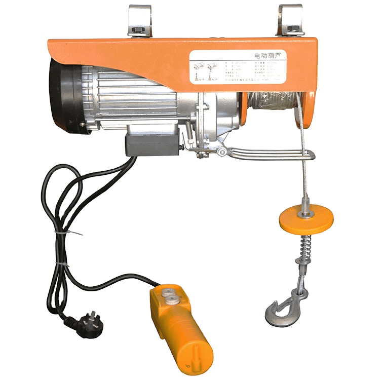 Small Wire Rope Electric Hoist 400kg Portable Mini Electric Lifting Hoist