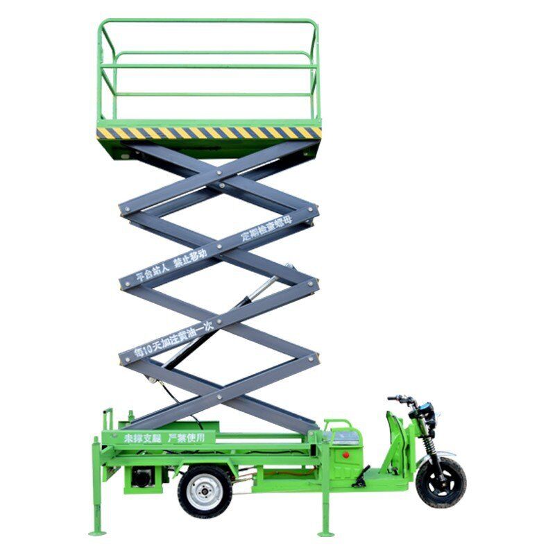 Electric Control Panel Mobile Hydraulic Lift Table Tricycle Platform