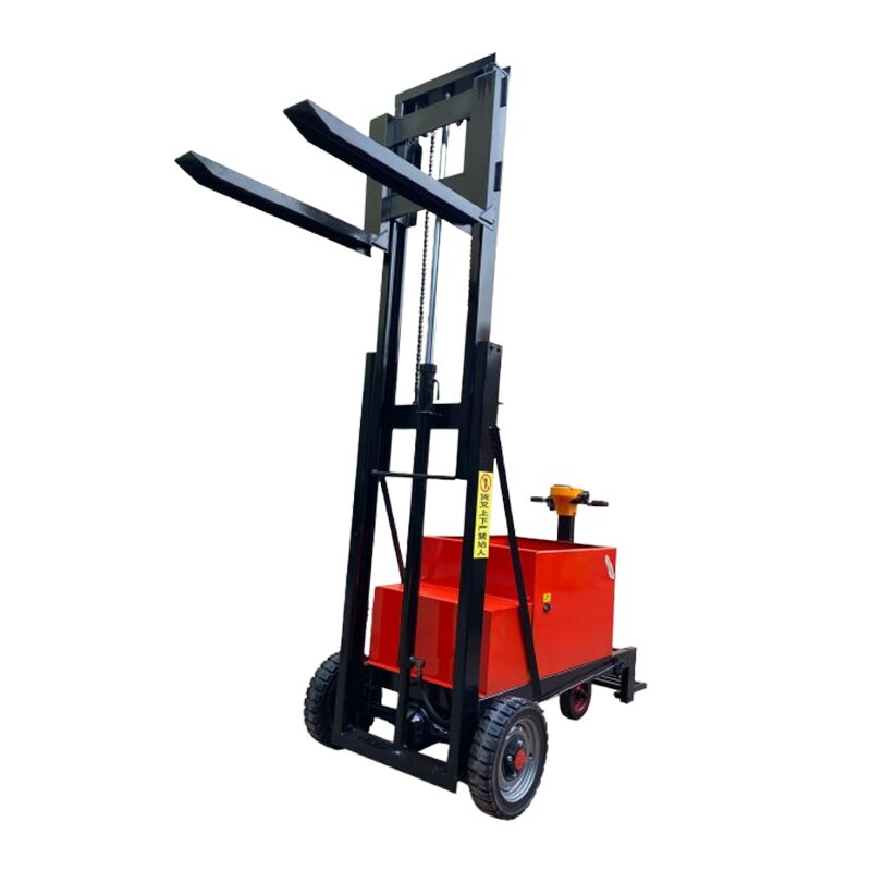 Stand-on 3 wheel forklift truck 0.5 ton 0.8 ton narrow aisle electric stacker