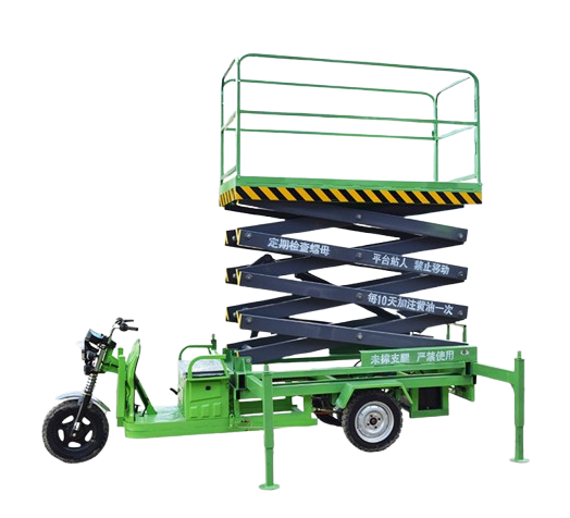 4–12m Lifting Height Electric Tricycle Hydraulic Scissor Lift Table
