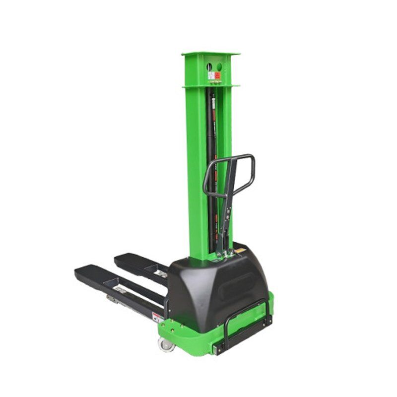 Semi Electric Self Loading Forklift 1t–1.5t Side View Specification