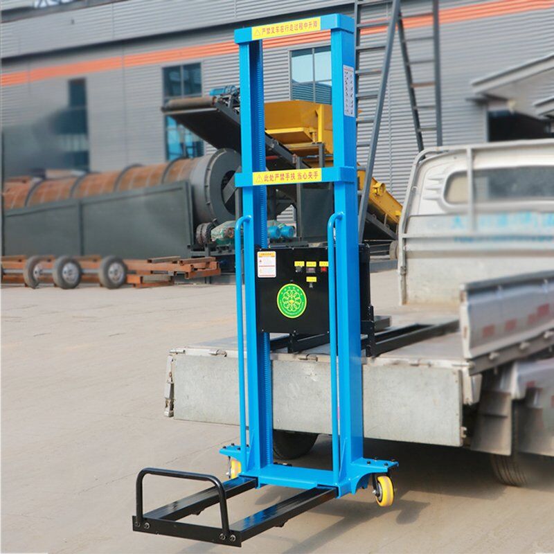 1000kg Hydraulic Hand Pallet Stacker, Manual Walkie Pallet Stacker for Warehouse Lifting