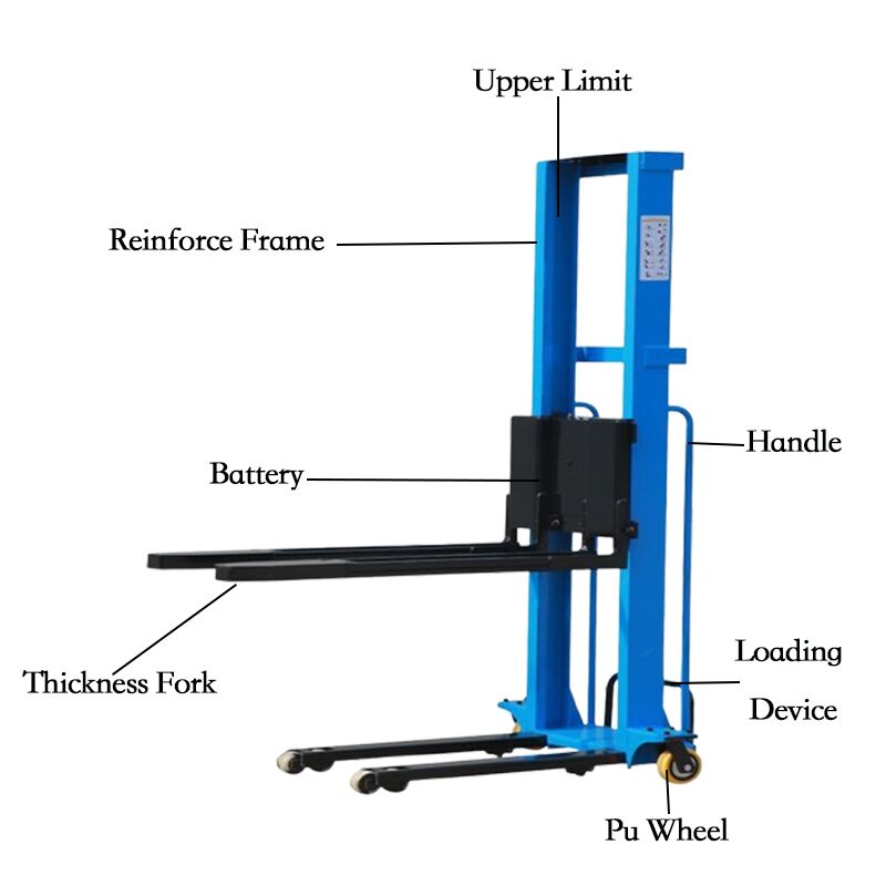 Operation control handle of self loading pallet stacker truck mounted forklift 500kg 1000kg