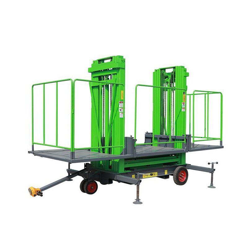 hydraulic aerial work platform safety guardrails 1t 1.5t
