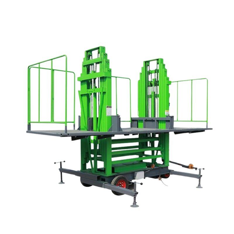 1t 1.5t hydraulic aerial work platform electric hydraulic lift